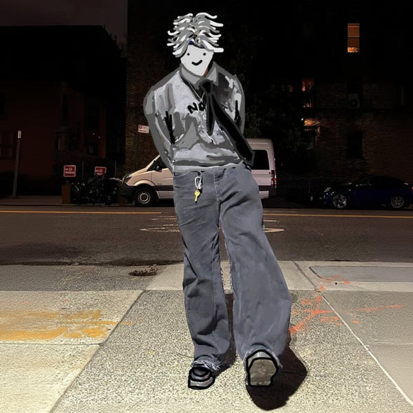 "moderately wide" jeans